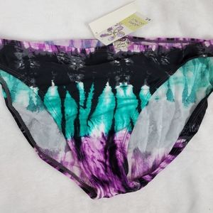 Island Escape bikini bottoms tie dye